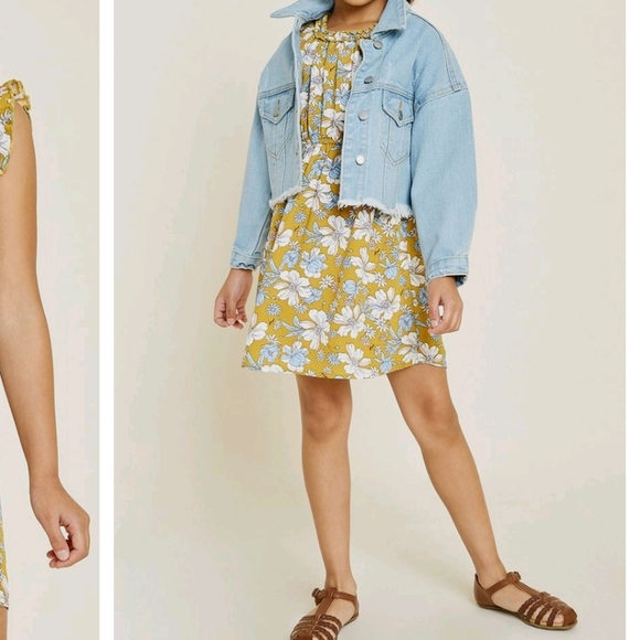 Hayden Girls sz 7/8 floral dress - Picture 2 of 2